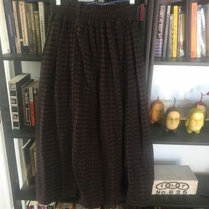 ace & jig rara midi skirt in chestnut